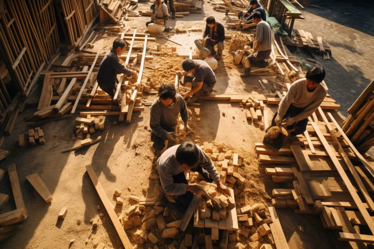Budowanie tarasu drewnianego